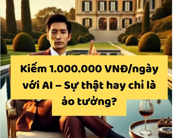 🔥 Kiếm 1.000.000 VNĐ/ngày với AI – Sự thật hay chỉ là ảo tưởng?